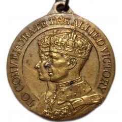 Medal - WW2 Victory & Peace Celebrations 1945 Stourport-On-Severn