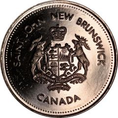 Souvenir Trade Dollar - Loyalist Days - County Court House