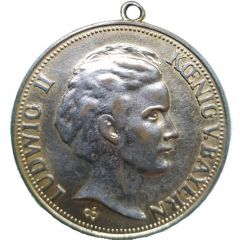 Medal - Ludvig II of Bavaria Herrenchiemsee Schloss