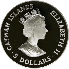 5 Dollars - Elizabeth II Summer Olympics
