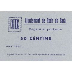 50 Céntimos Roda de Barà
