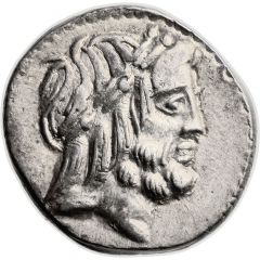 Denarius Volteia: Marcus Volteius, M•VOLTEI•M•F