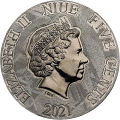 5 Cents - Elizabeth II Ichthyosaurus