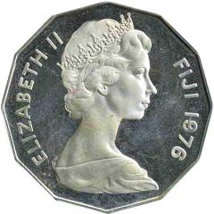 50 Cents - Elizabeth II 2nd portrait, Silver Proof Issue