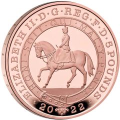 5 Pounds - Elizabeth II Platinum Jubilee, Gold Proof