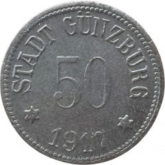50 Pfennig - Günzburg