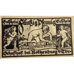 50 Pfennig Fritz Merbach, Schafhof