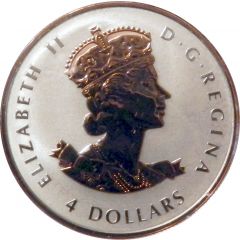 4 Dollars - Elizabeth II Longest Reigning Sovereign