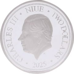 2 Dollars - Charles III Macaws