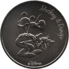 Monnaie de Paris Tourist Token - Disney Mickey and Dingo