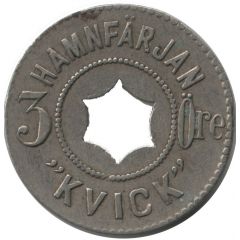 3 öre Hamnfärjan `Kvick`