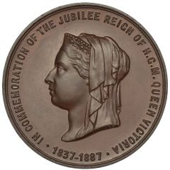 Medal - Victoria Golden Jubilee, Moore, bronze