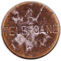 Telephone Token - Telefoane Control 24 mm, big letters