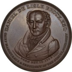 Medal Daniel De Lisle Brock, Chief Magistrate, Copper
