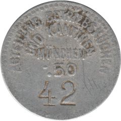 50 Pfennigs - Abteilung Betriebsküchen und Kantinen München