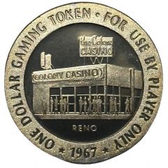 1 Dollar - The Colony Casino Reno, Nevada