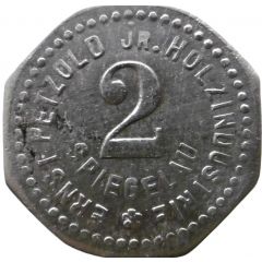 2 Pfennig - Spiegelau Ernst Petzold Jr. Holzindustrie