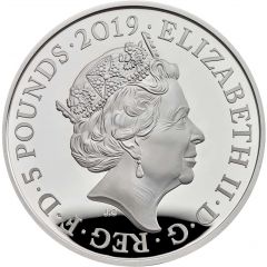 5 Pounds - Elizabeth II The Crown Jewels, Silver Proof