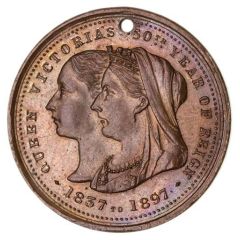 Medalet - Victoria Diamond Jubilee; Queensland