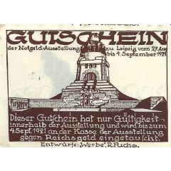 50 Pfennig Notgeld-Ausstellung