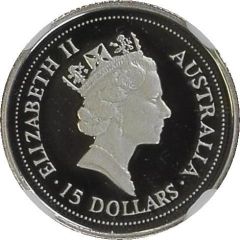 15 Dollars - Elizabeth II 4th Portrait - Koala - Bullion Coin