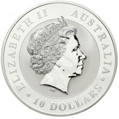 10 Dollars - Elizabeth II 4th Portrait - Australian Kookaburra