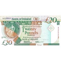 20 Pounds Bank of Ireland