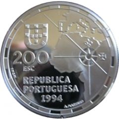 200 Escudos Partilha do Mundo, Silver