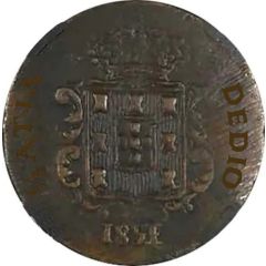 1/2 ATIÁ - Maria II Pattern, Diu Mint