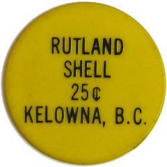 25 Cents - Rutland Shell Kelowna, British Columbia