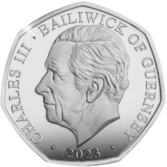 50 Pence - Charles III The Wombles - Wellington, Silver