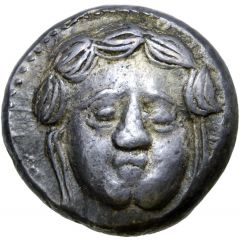 Tetradrachm Apollokopf-Dickschrötling Type