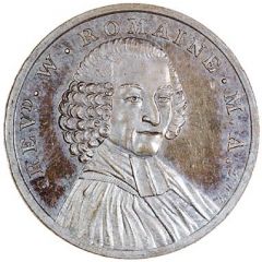 Medalet - George III William Romaine, silver