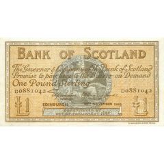 1 Pound Bank of Scotland