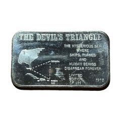 1 Oz Silver - International Silver Ingot Co. The Devil’s Triangle