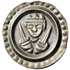Denier Bracteate - Conrad IV Ulm mint