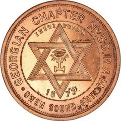 Masonic Penny - Georgian Chapter No. 56 Owen Sound, Ontario