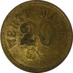 20 Pfennig Werth-Marke