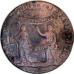 1/2 Penny Middlesex - Erskine and Gibbs