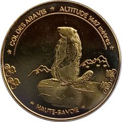 Jeton touristique - Fonderie Saint Luc - Haute-Savoie - Col des Aravis 1487 mètres