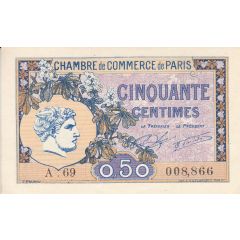 50 Centimes - Chambre de Commerce de Paris