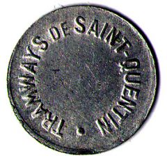 25 Centimes - Tramways de Saint Quentin