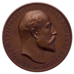 Medal - Edward VII Victoria College, St Helier, bronze