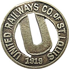 1 Fare - United Railways Co. of St. Louis St. Louis, Missouri