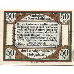 50 Pfennig Spar- und Leihkasse