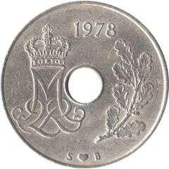 25 Øre - Margrethe II