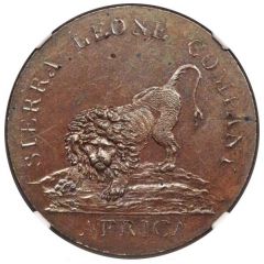 1 Cent Sierra Leone Company/Madras Presidency Mule