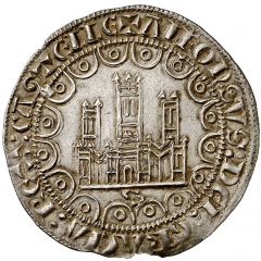 1/2 Silver maravedi - Alfonso X Seville