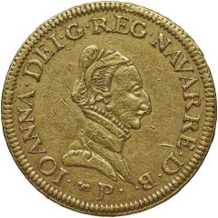 Gold Ecu - Joan of Albret Trial
