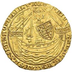 1 Noble - Richard II Calais mint, type IB